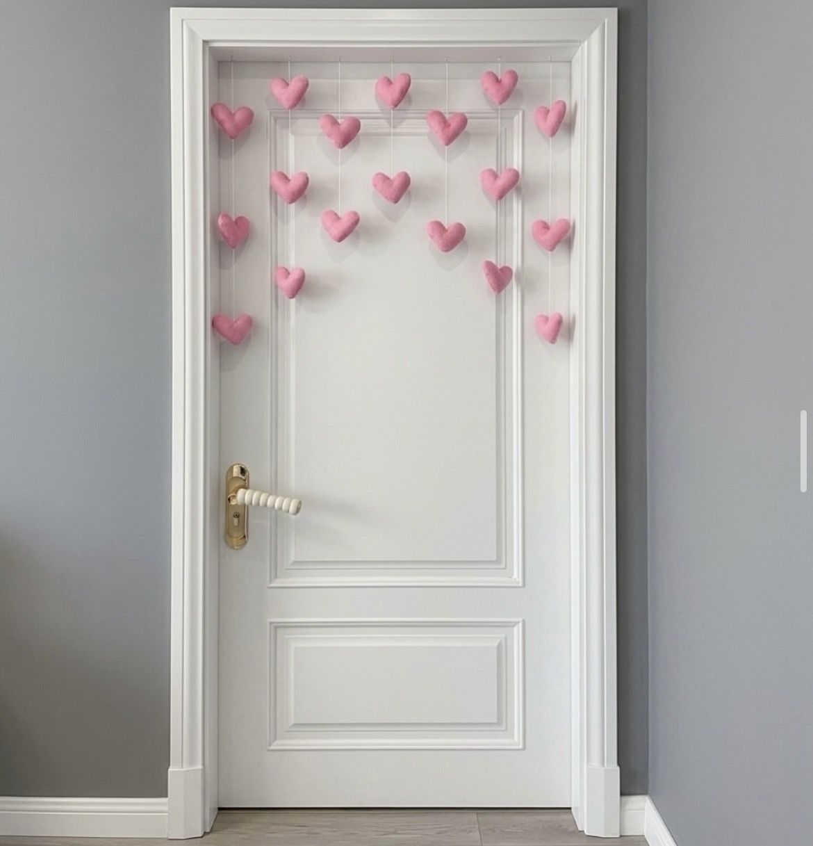 heart shaped curtains decor