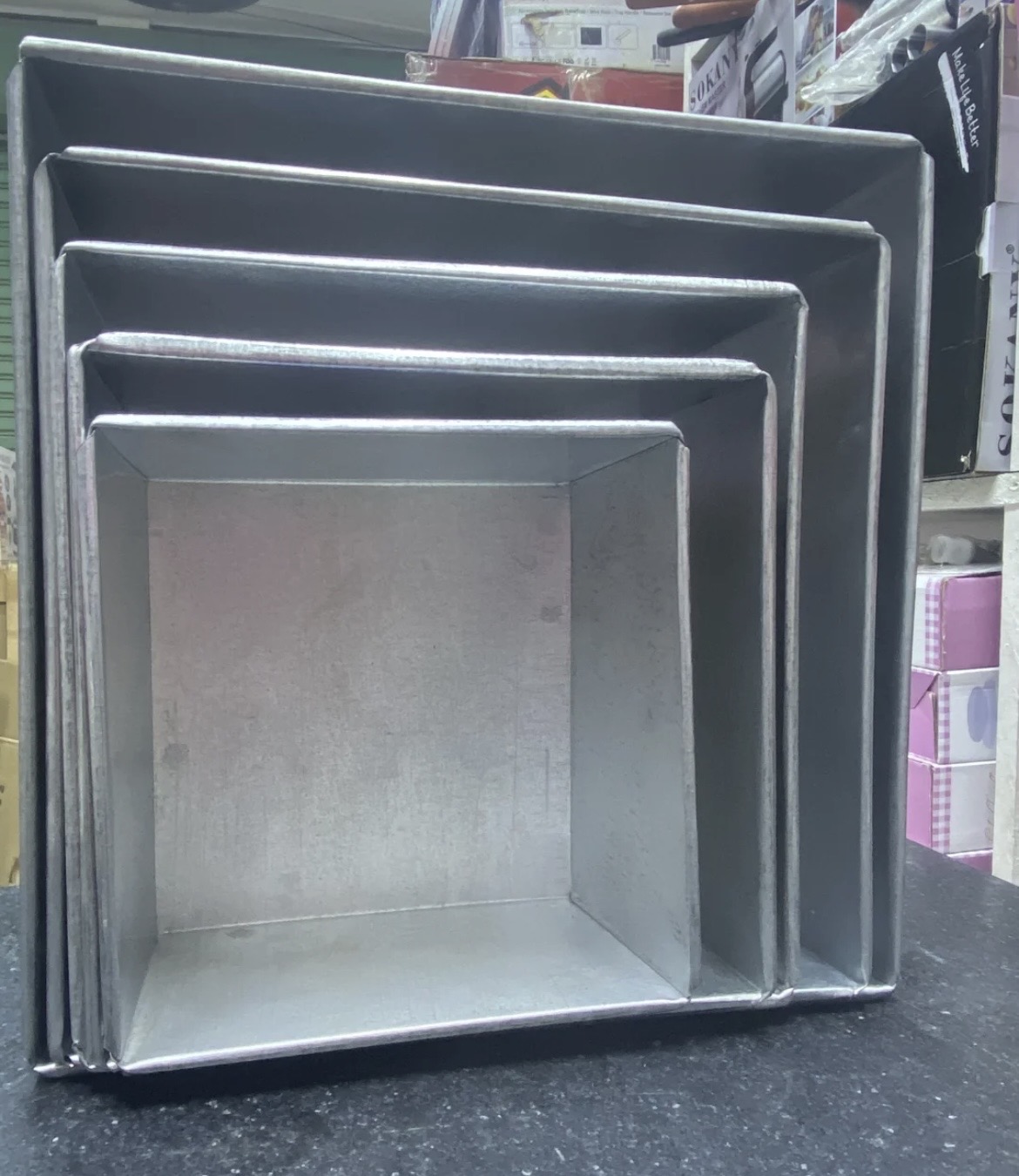 square backing pots