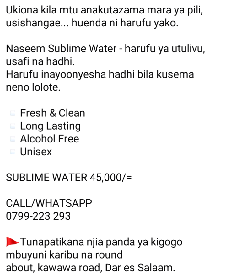 Naseem sublime water