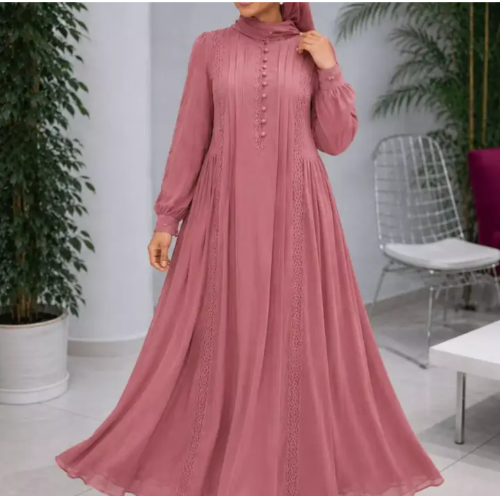 Heavy chiffon classic gown