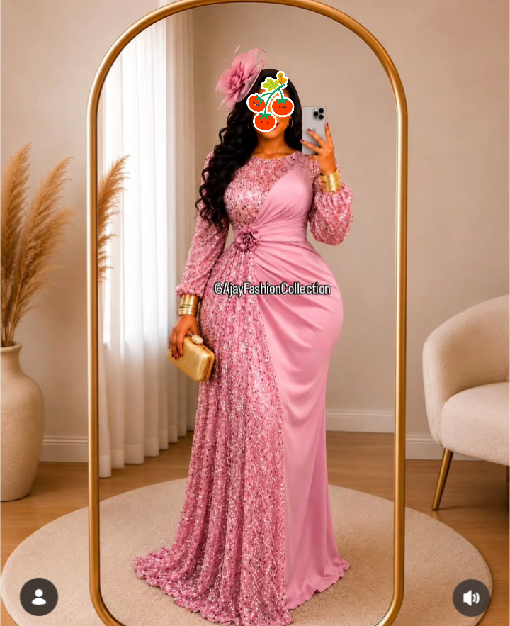 Pink gown1