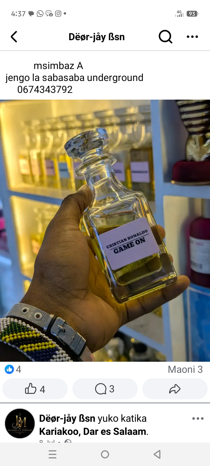Perfume za kupima