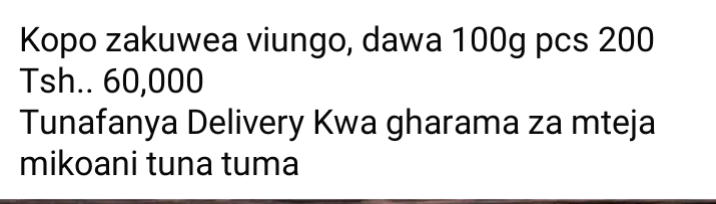 Kopo za viungo& dawa