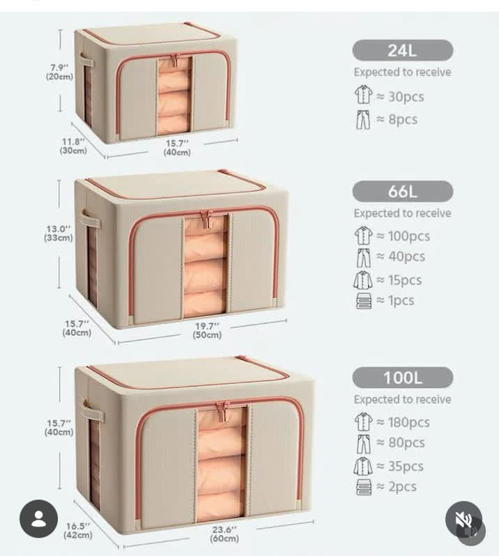 Large capacity storage box